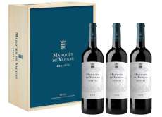 Rdeče vino Marqués de Vargas  - Caja de Madera 3 Botellas -